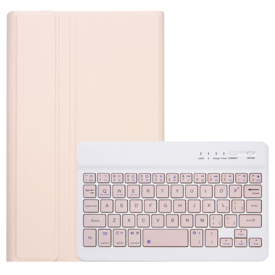 Θήκη + πληκτρολόγιο Samsung Galaxy Tab A7 Lite 8.7 T220 / 225, ροζ rose gold