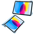 Θήκη για iPad 10.9 2022 10 Gen, Smartcase Hybrid, με χώρο για γραφίδα, μπλε