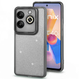 Θήκη για Infinix Hot 40i, Glittery Powder, μαύρη