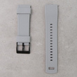 Λουράκι σιλικόνης ERBORD Universal 22mm, Dual Color, γκρι / μαύρη / μαύρη αγκράφα