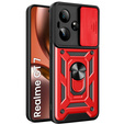 Θήκη για Realme GT 7 / 7T, CamShield Slide, κόκκινη