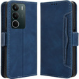 Θήκη με πτερύγιο για Realme C71, Card Slot, σκούρο μπλε