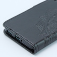 Θήκη με πτερύγιο για Xiaomi 13T / 13T Pro, Mandala, μαύρη