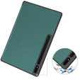 Θήκη για Samsung Galaxy Tab S10 Ultra, Smartcase με χώρο για γραφίδα, πράσινη