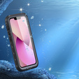 Αδιάβροχη θήκη για iPhone 13, Redpepper, για MagSafe, μαύρη