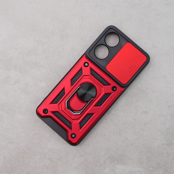 Θήκη για Oppo A78 4G, CamShield Slide, κόκκινο