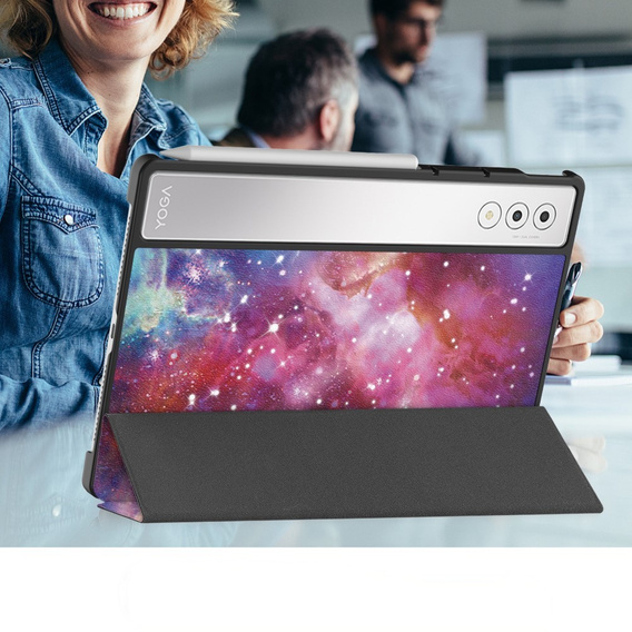 Θήκη για Lenovo Yoga Tab Plus, Smartcase, galaxy