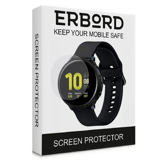 3x Φύλλο υδρογέλης ERBORD για Samsung Galaxy Watch Active 2 40mm