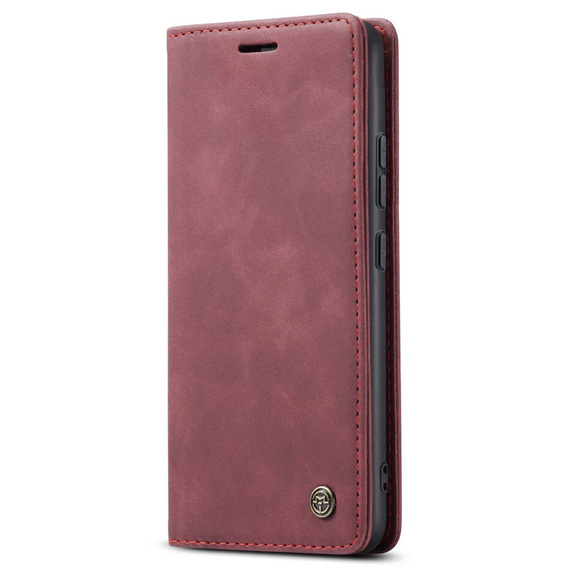 θήκη CASEME για Xiaomi 12T / 12T Pro, Leather Wallet Case, κόκκινη