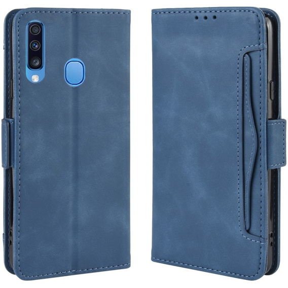 Θήκη με πτερύγιο για Samsung Galaxy A20s, Card Slot, σκούρο μπλε