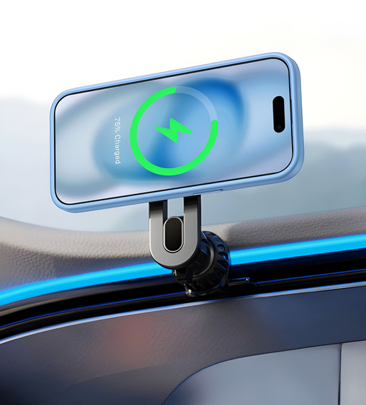 Θήκη για iPhone 14, για MagSafe, ERBORD Μatt Case, μπλε + Γυαλί οθόνης