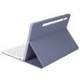 Θήκη + πληκτρολόγιο Galaxy Tab S8 / S7, Pen Slot, μωβ