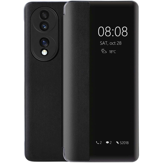 Η αναδιπλούμενη θήκη για το Honor 70 5G, Side View, μαύρη
