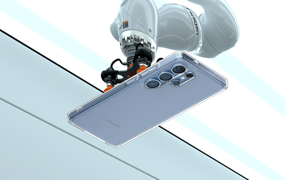 θήκη Spigen για Samsung Galaxy S25 Ultra, Ultra Hybrid, διαφανής + μετριασμένο γυαλί 9H