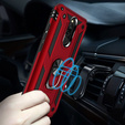 θωρακισμένη θήκη για Xiaomi Redmi 8 / 8A, Nox Case Ring, κόκκινη