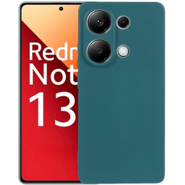 Θήκη για Xiaomi Redmi Note 13 Pro 4G / Xiaomi Redmi Note 14S / Xiaomi Poco M6 Pro 4G, Silicone Lite, σκούρα πράσινη