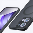 Θήκη για Oppo Reno 13 Pro, για MagSafe, ERBORD Μatt Case, μαύρη