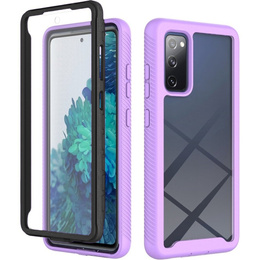 Θήκη για Samsung Galaxy S20 FE, Shockproof, με μεμβράνη, μωβ