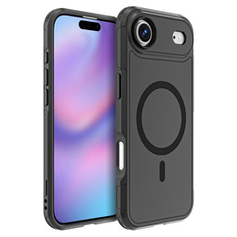 Θήκη MagForce για iPhone Air, για MagSafe, θωρακισμένη, μαύρο