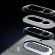 Θήκη για Nothing Phone 3A, Fusion Hybrid, διαφανής / μαύρη