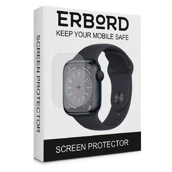 3x Φύλλο υδρογέλης ERBORD για Apple Watch 7/8 41mm