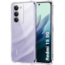 Θήκη για Xiaomi Redmi 15 5G / 4G, ενισχυμένη, με προστασία κάμερας, διάφανη