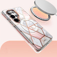 Etui Supcase do Samsung Galaxy S23 Ultra, Cosmo Marble