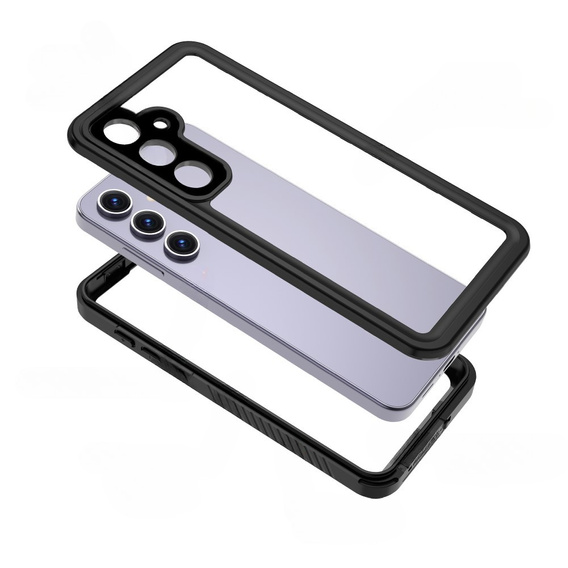 Αδιάβροχη θήκη IP68 για Samsung Galaxy S24 FE, Redpepper, μαύρη