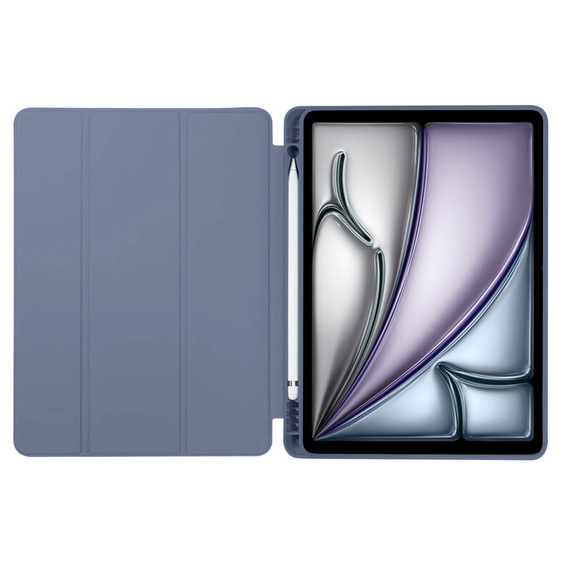 Θήκη για Apple iPad Air 11" 6 gen. 2024 (A2902, Smartcase Hybrid, με χώρο για γραφίδα, μωβ
