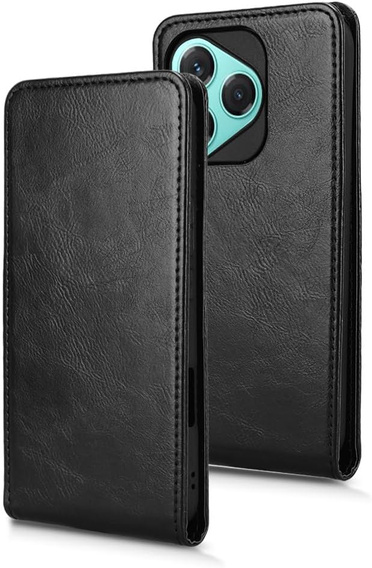 Θήκη με πτερύγιο για Honor 400 Lite, Flip, μαύρη