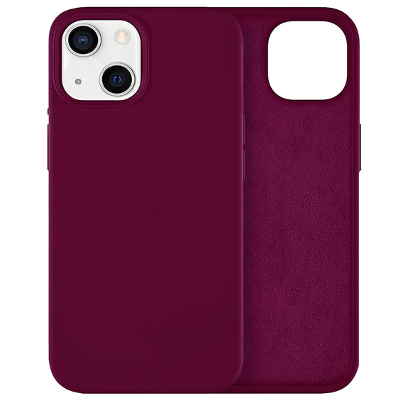 Θήκη για iPhone 14, Silicone Lite, κόκκινη