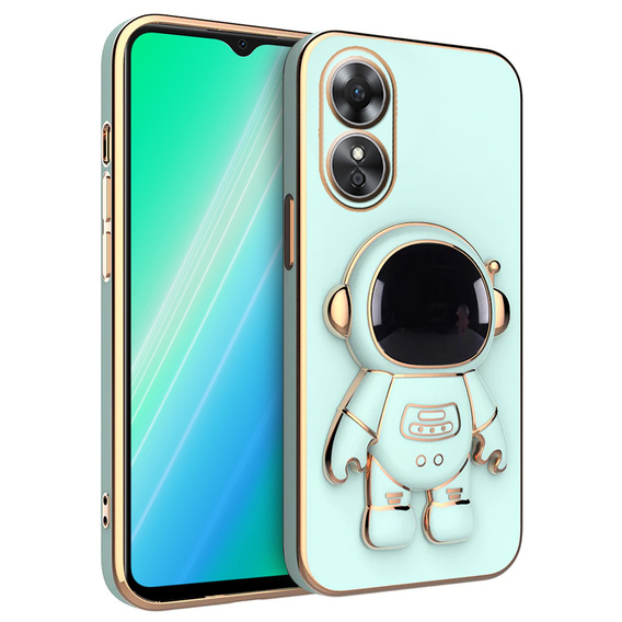 Θήκη για Oppo A17, Astronaut, πράσινη