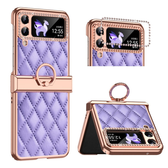 Θήκη για Samsung Galaxy Z Flip 4 5G, Rhombus Grid