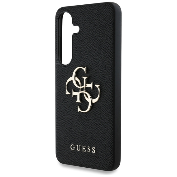 Θήκη GUESS Grained Big 4G Logo για Samsung Galaxy S25