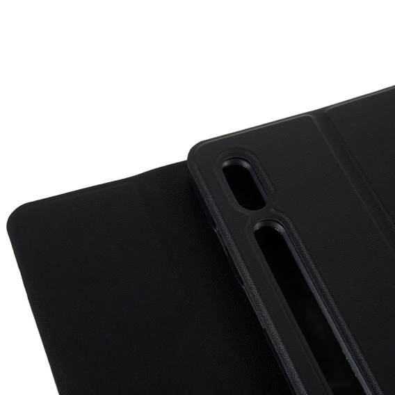 Θήκη + πληκτρολόγιο Samsung Galaxy Tab S7 T870/T875 / S8, Pen Slot, μαύρη