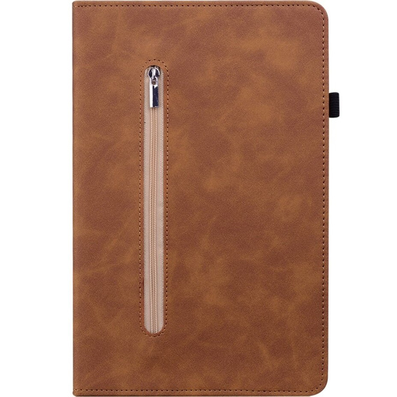 Θήκη για Xiaomi Pad 6, Wallet Pen Slot, καφέ