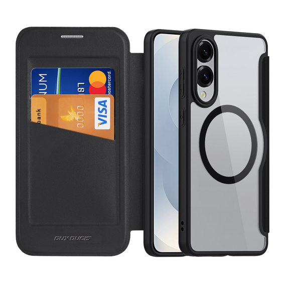 Dux Ducis Θήκη για Samsung Galaxy S25 Edge, Skin X Pro, MagSafe, μαύρη