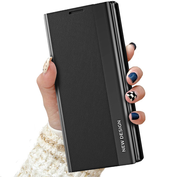 Θήκη με πτερύγιο για Samsung Galaxy M33 5G, Side Magnetic, μαύρη