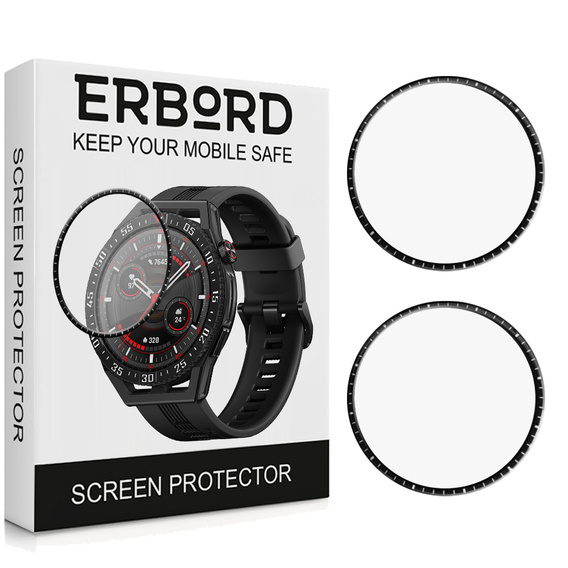 2x υβριδικό γυαλί ERBORD για Huawei Watch GT 3 SE