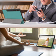 Θήκη για Samsung Galaxy Tab S9 Plus, Smartcase με χώρο για γραφίδα, πράσινη
