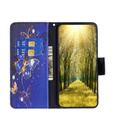 Θήκη με πτερύγιο για Xiaomi Redmi Note 13 Pro 5G, Wallet, Butterflies μωβ