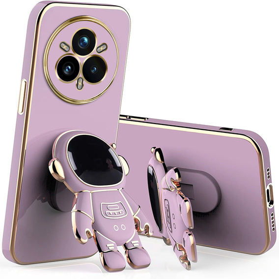 Θήκη για Realme 14 Pro+ 5G, Astronaut, μωβ