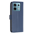 θήκη με πτερύγιο για Xiaomi Redmi Note 13 Pro 4G, BINFEN Wallet, μπλε