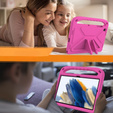 Παιδική θήκη για Samsung Galaxy Tab A9+, παιδική θήκη με λαβή, ροζ