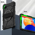 Παιδική θήκη για Xiaomi Redmi Pad SE 8.7", θωρακισμένη με λουράκι, μαύρη