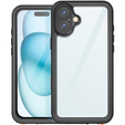 Αδιάβροχη θήκη IP68 για το iPhone 16 Plus, μαύρη