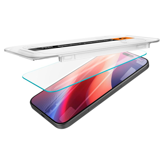 Σκληρυμένο γυαλί Spigen για iPhone 17 / 17 Pro / 16 Pro, Glas.TR EZ Fit (2 τεμ.)