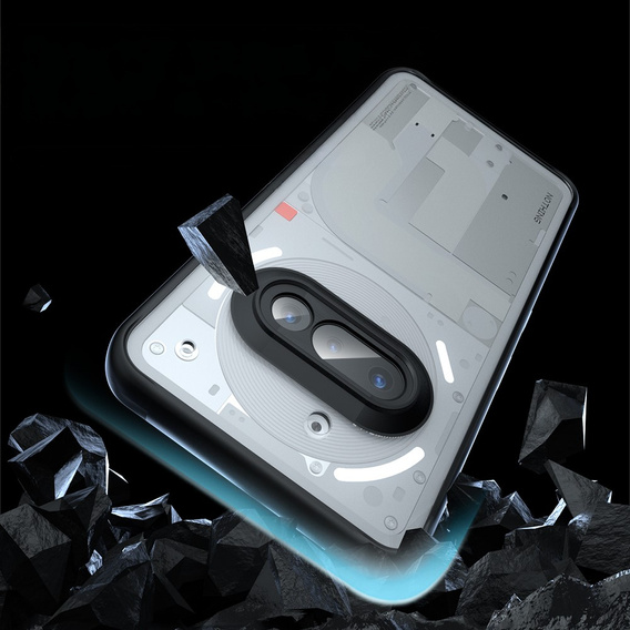 Θήκη για Nothing Phone 3A, Fusion Hybrid, διαφανής