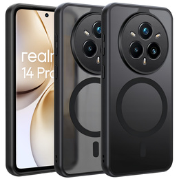 Θήκη για Realme 14 Pro+ 5G, για MagSafe, ERBORD Μatt Case, μαύρη