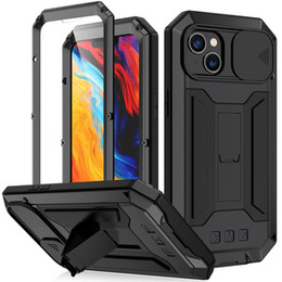 Θωρακισμένη θήκη για iPhone 14, R-JUST CamShield Slide, μαύρη